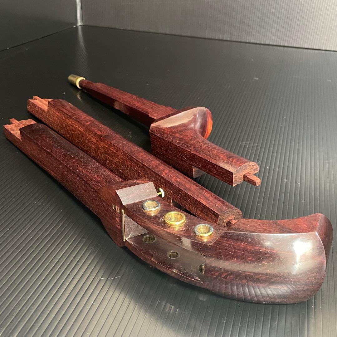 【メンテ済み】 津軽三味線 超虎杢 綾杉 金細 二本溝 GP24 GP22 美品