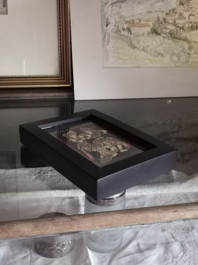 インドネシアバリ島アート細密画 神の踊り コモシャンバラ ベガワンギリ専属絵師作