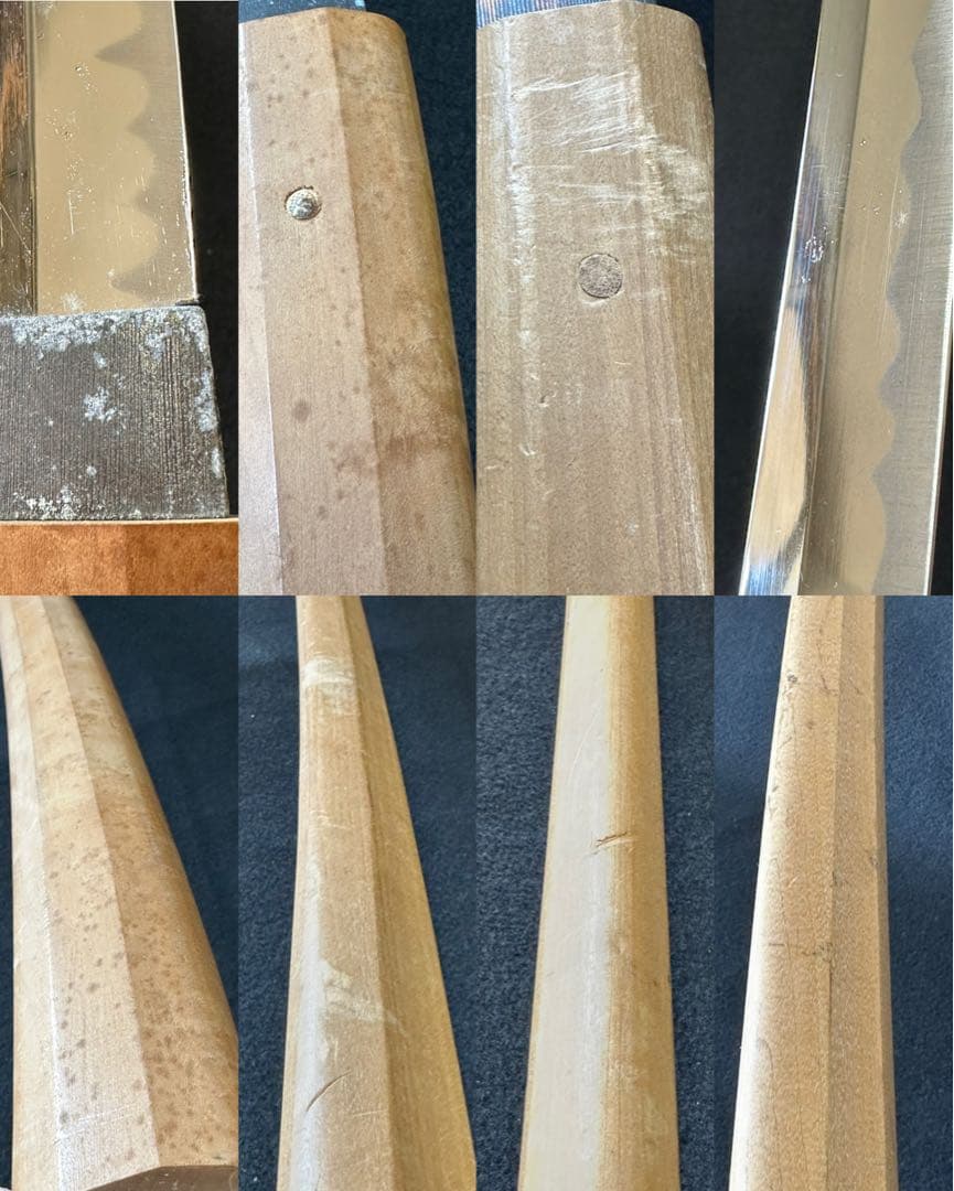 模造刀 白鞘　打刀 三点まとめ　鞘抜き長さ約97cm