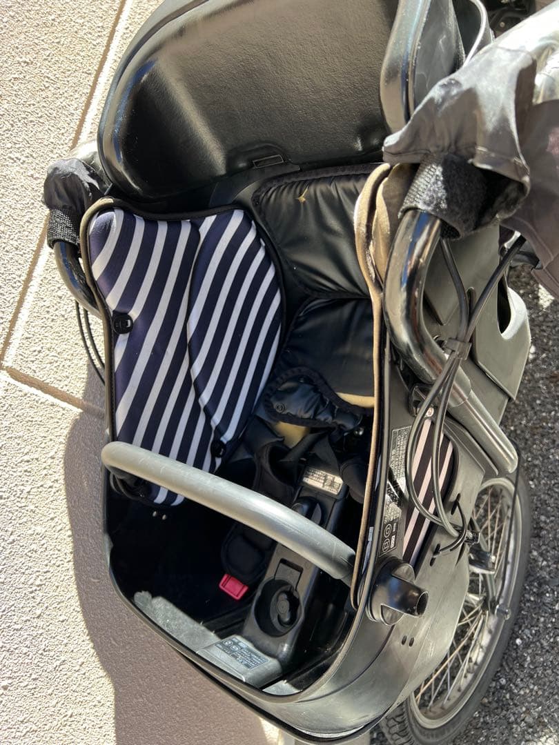 【直接引渡】パナソニック 電動アシスト自転車 チャイルドシート付き ３人乗り