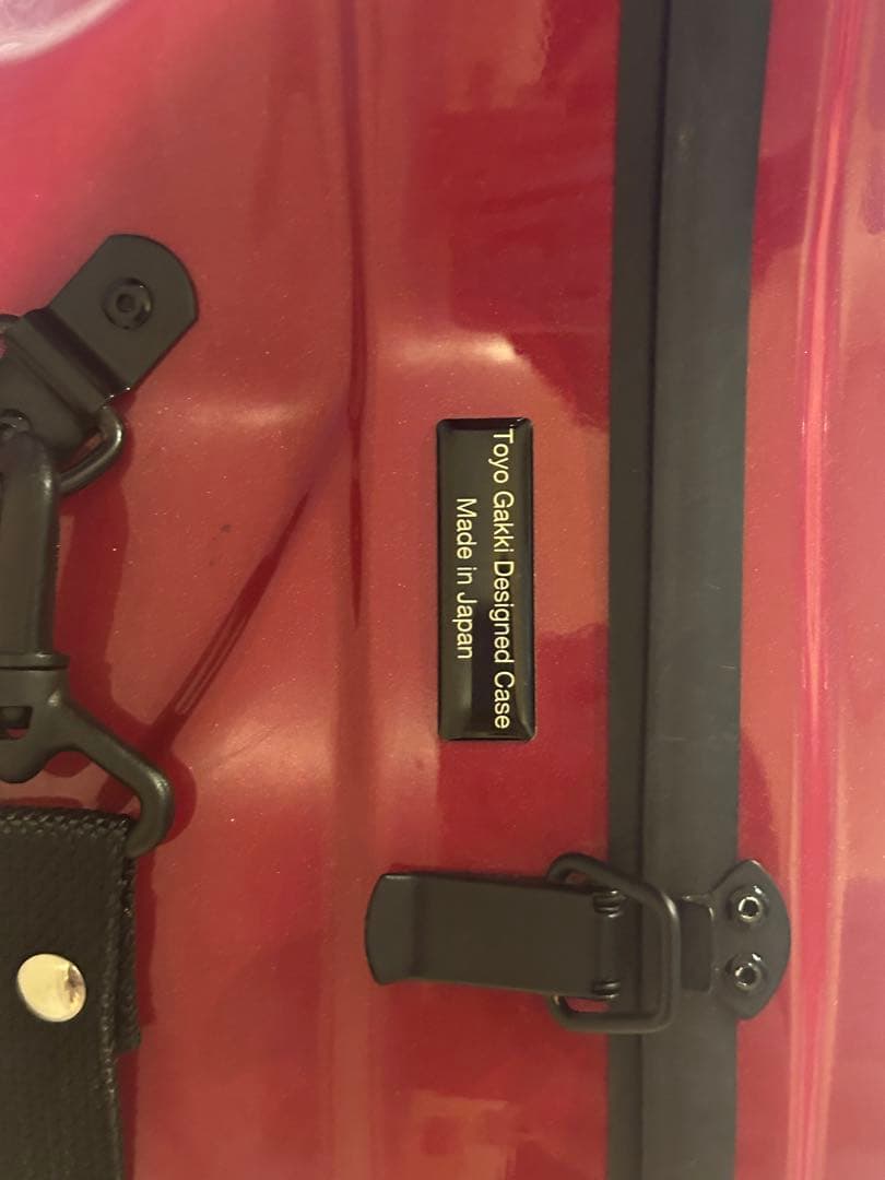 東洋楽器 【4/4チェロハードケース】 バーガンディ