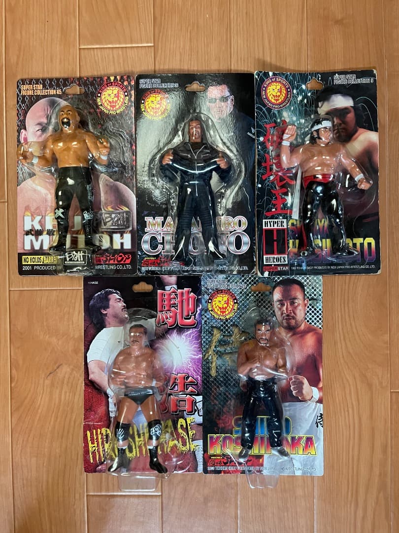 プロレス フィギュア 新日本プロレス 闘魂ショップ 闘魂三銃士 他 9体セット