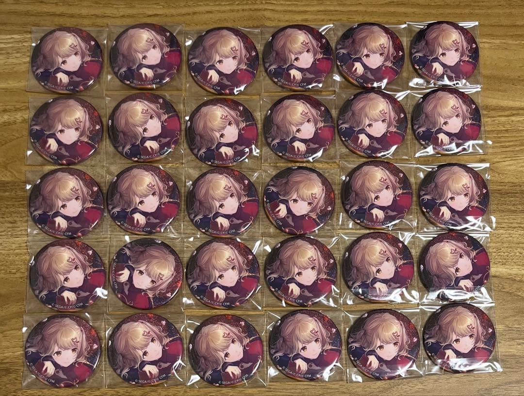 プロセカ　グリッター缶バッジ　vol.40 b 小豆沢こはね