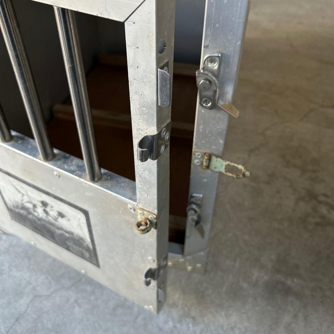 軽量アルミ製 ペットゲージ 犬小屋 ケージ 屋内外対応