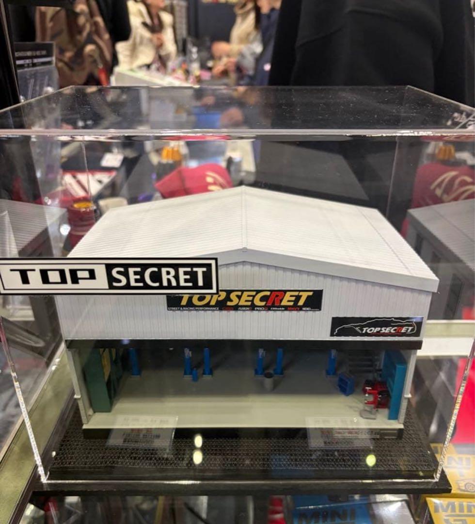 オートサロン限定 TOP SECRET 999台限定ミニカー&ジオラマガレージ