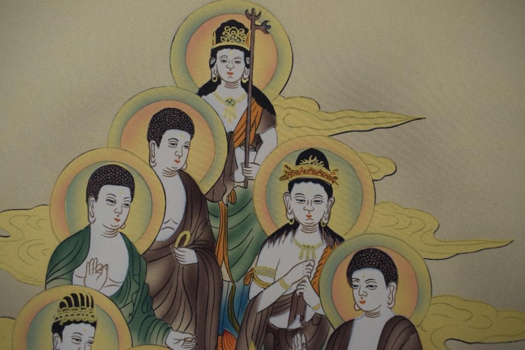 香秀/十三佛図/十三仏図/掛軸☆宝船☆Z-306