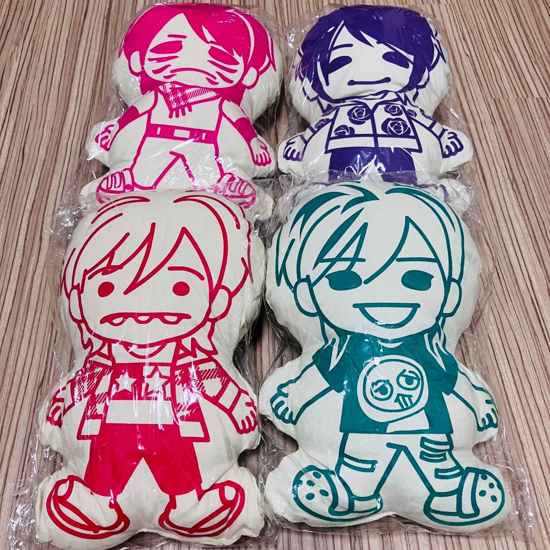 ゴールデンボンバー一生バカ日本武道館グッズクッション4人セットぬいぐるみ人形