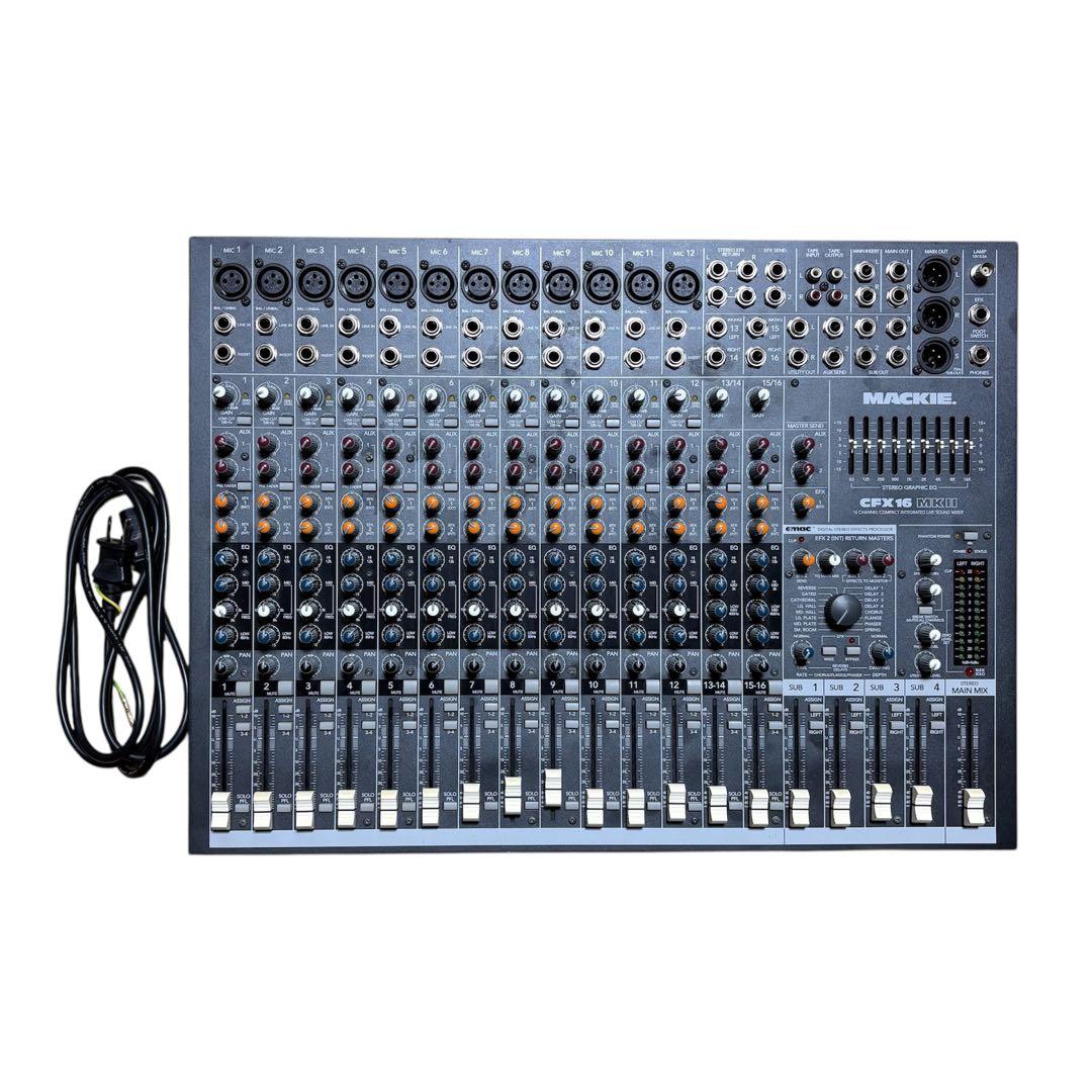 【美品】Mackie CFX16 Mk2 アナログミキサー 純正ソフトケース付き