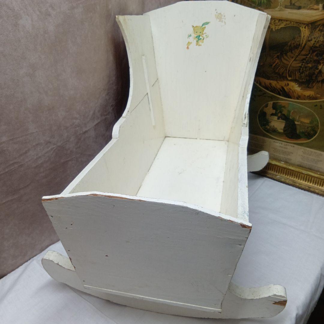 ♥ホワイトの可愛いヴィンテージ揺りかご♥