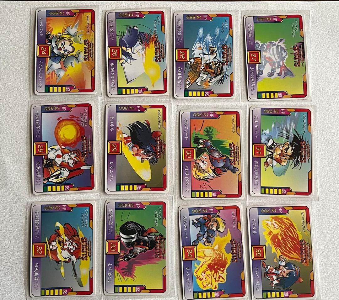 侍魂 ワールドヒーローズ2 龍虎の拳 ファイヤースープレックス トレカ105枚