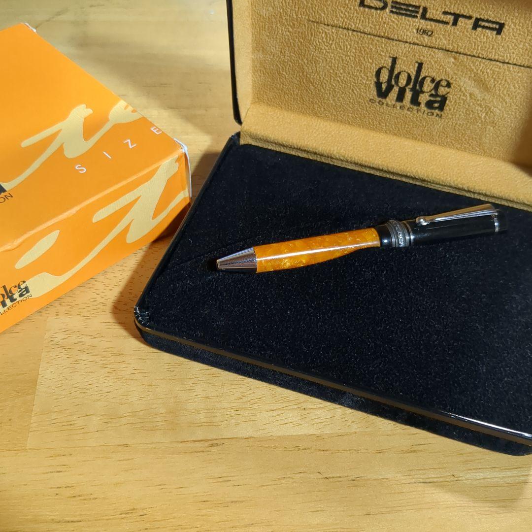 デルタ　ドルチェビータ ミニ ボールペン ツイスト式 シルバー925