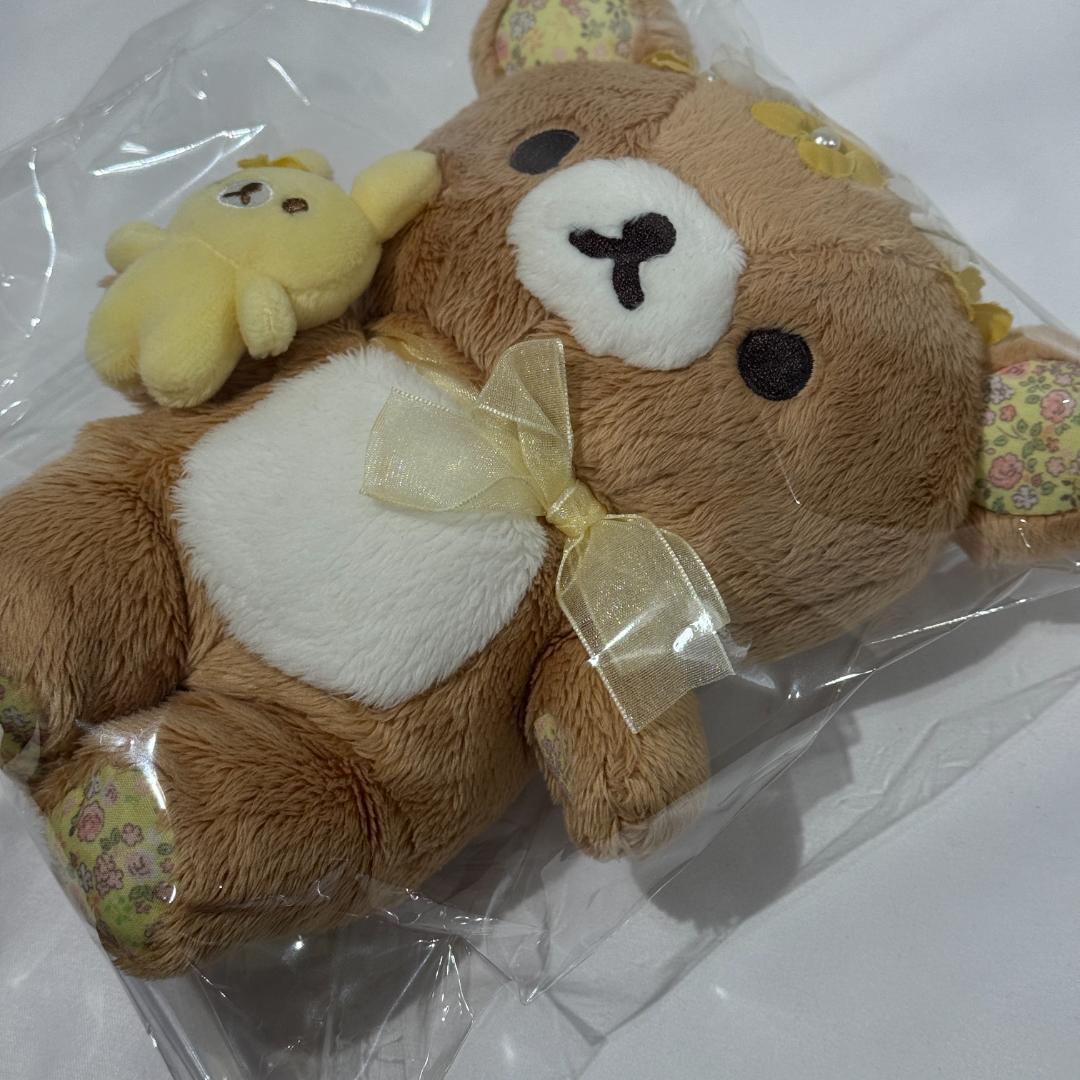 リラックマ　おすわりぬいぐるみ　リラックマストア有楽町限定　フラワー