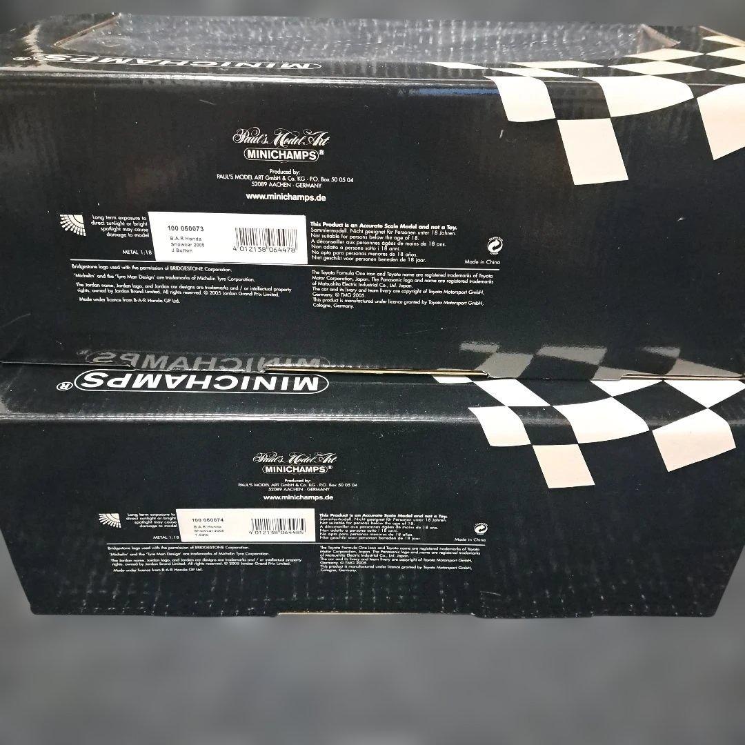 MINICHAMPS BAR ホンダF1ミニカー 1:18