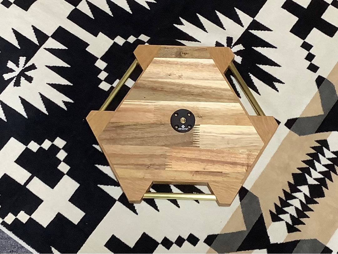 ヘキサゴンテーブル天板三脚テーブルヘキサゴン132 ホワイトオーク