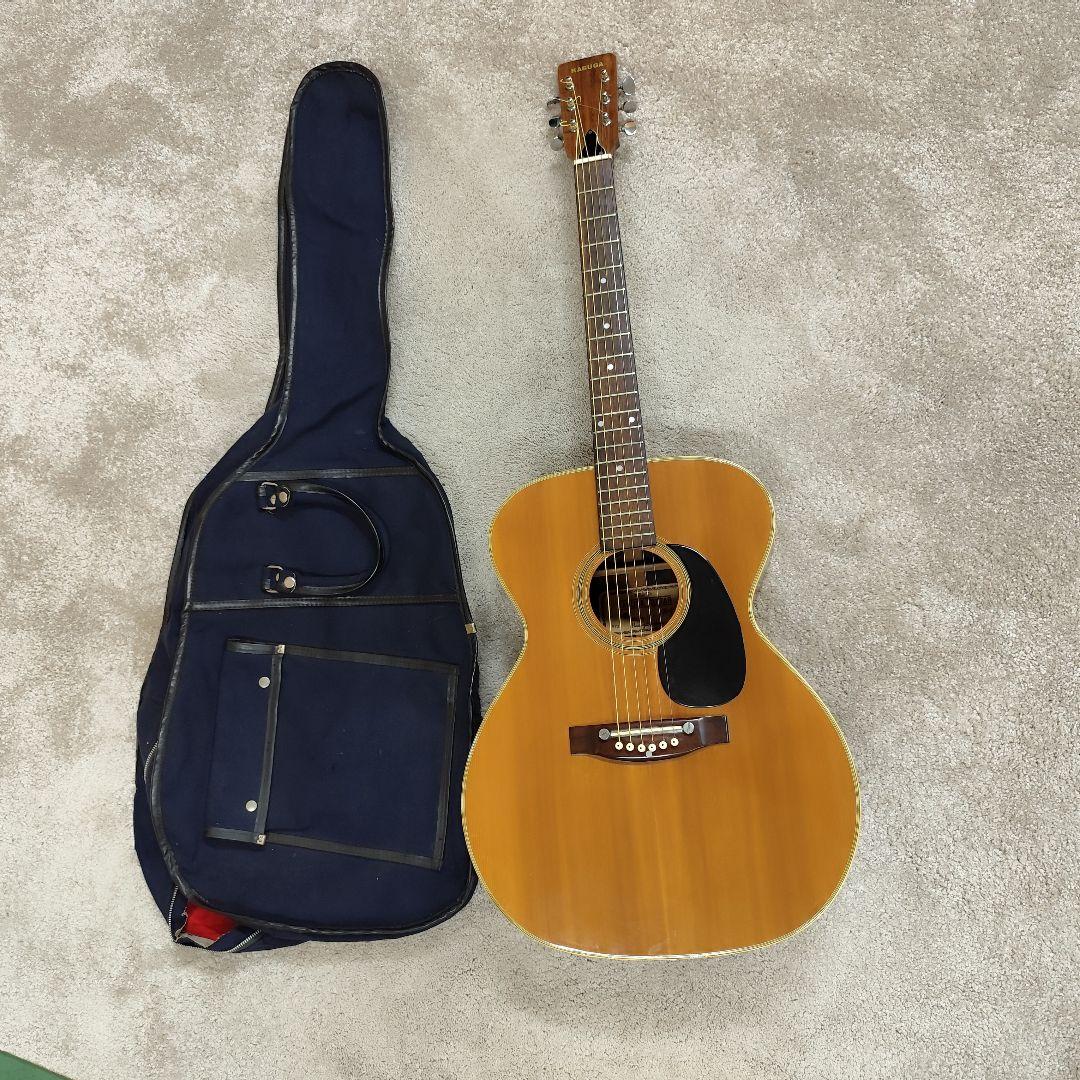 春日楽器 F-401 アコースティックギター ケース、カポタスト オマケ付