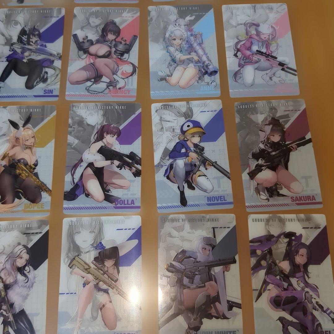 勝利の女神NIKKE ガンガールメタルカード　セミコンプ　41種