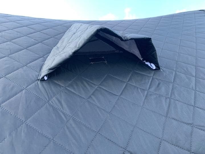 サウナテント黒色ブラック　ワンタッチ　ポップアップ式