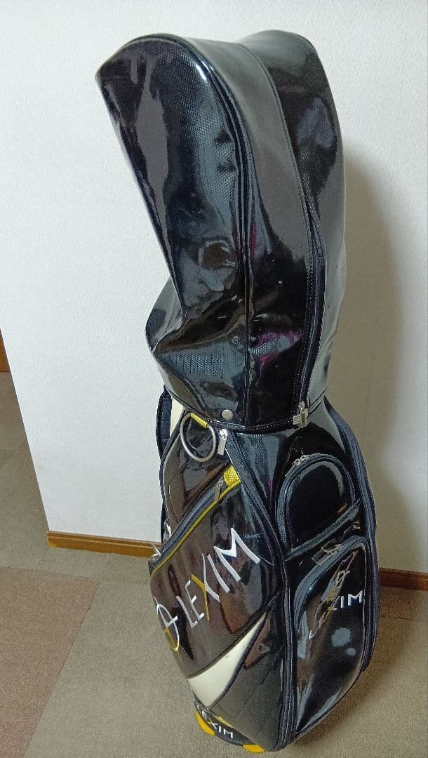 メンズ　キャディバッグ　LEXIM 3点式　黒