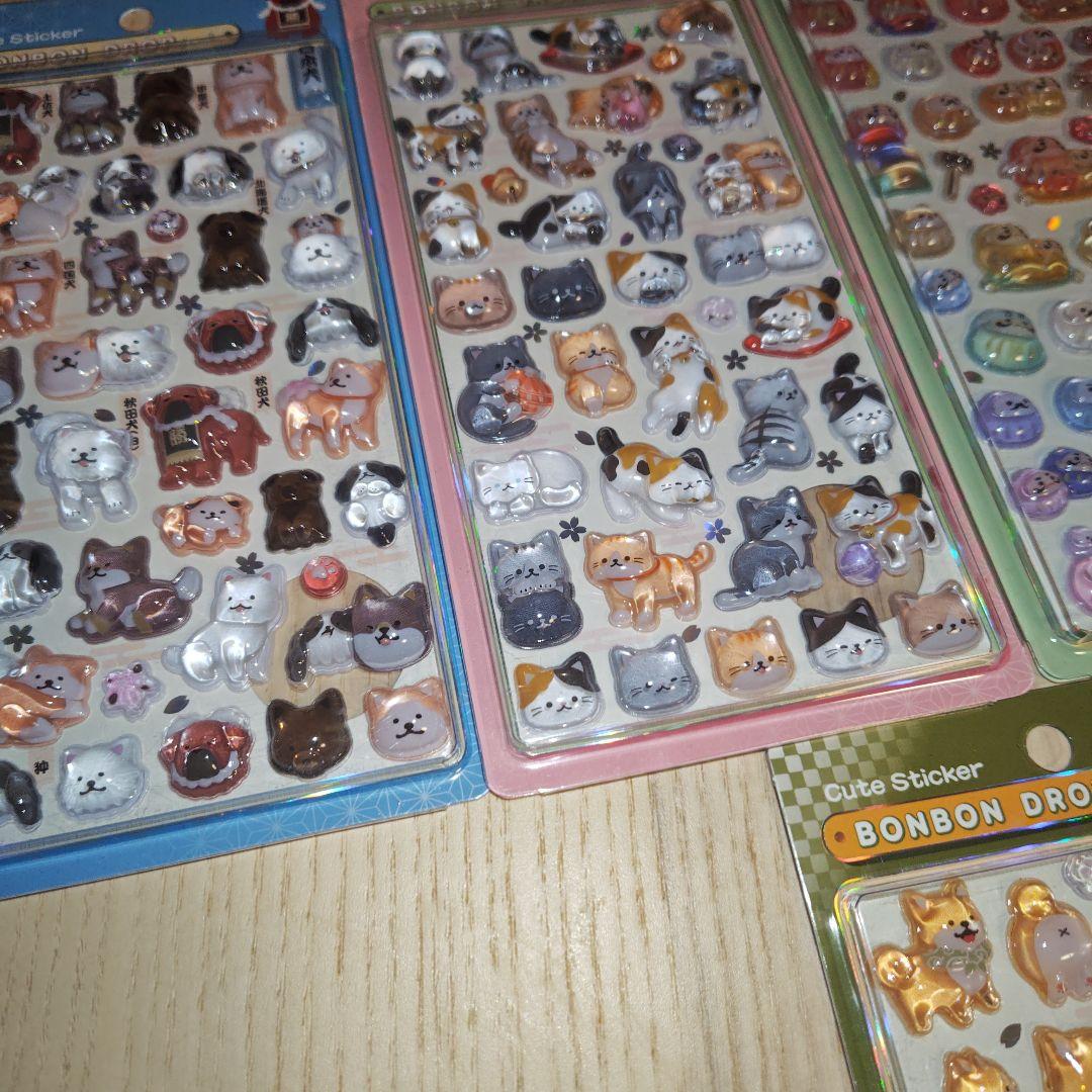 ボンボンドロップシール和柄新作第1弾&第2弾7点セット
