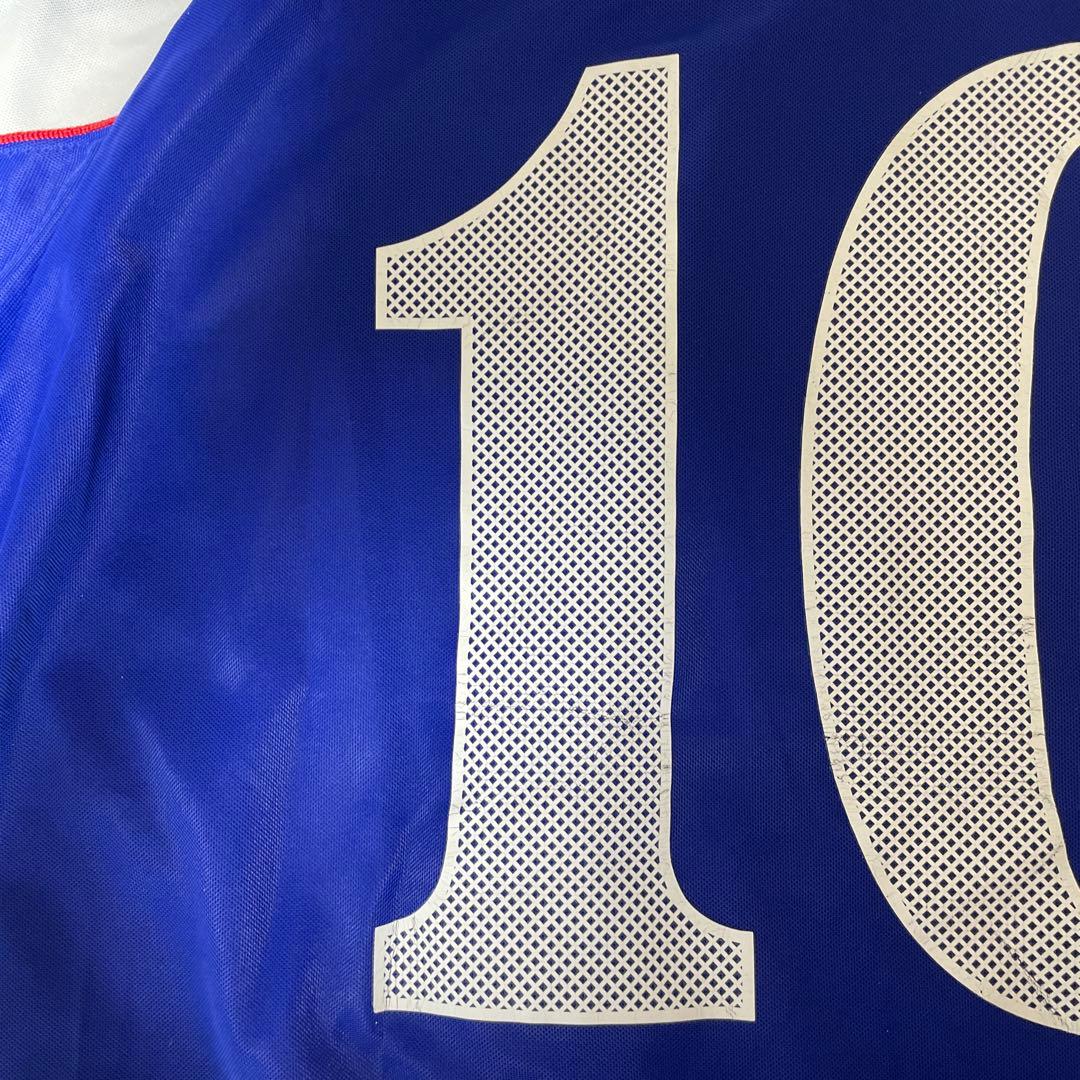 サッカー日本代表　【サイン入り】 10名波浩選手ユニフォームLサイズ