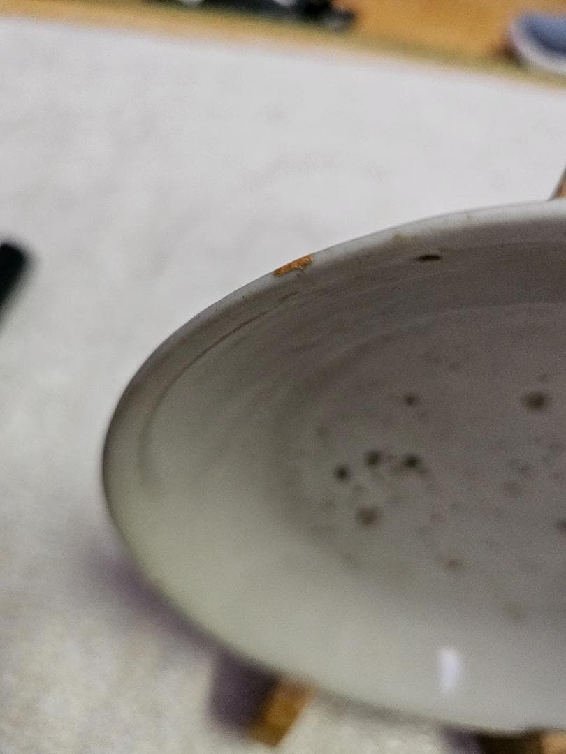 で 中国 明時代 白磁皿 振りものあります