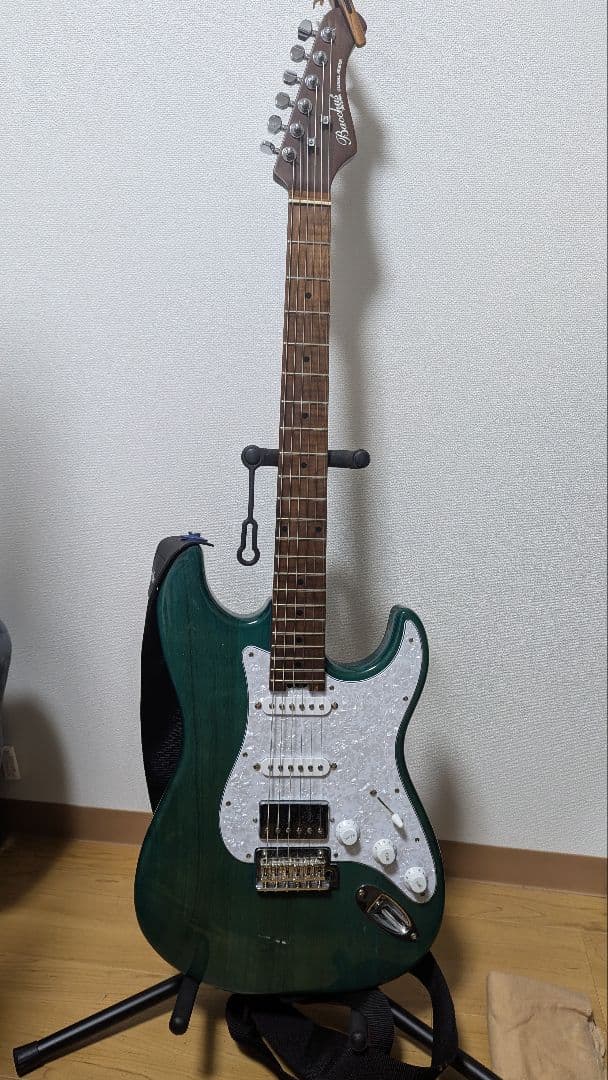 Bacchus BSH-850RSM/STG エレキギター ストラト 緑