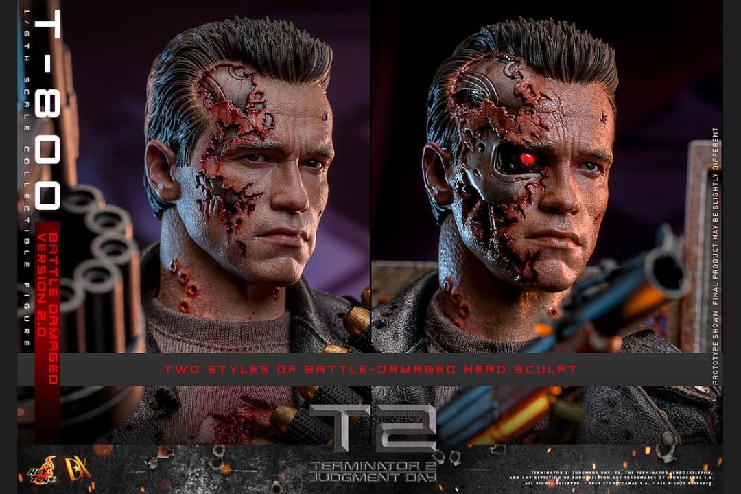 ホットトイズ T-800 バトルダメージ版 2.0 DX46『ターミネーター2』