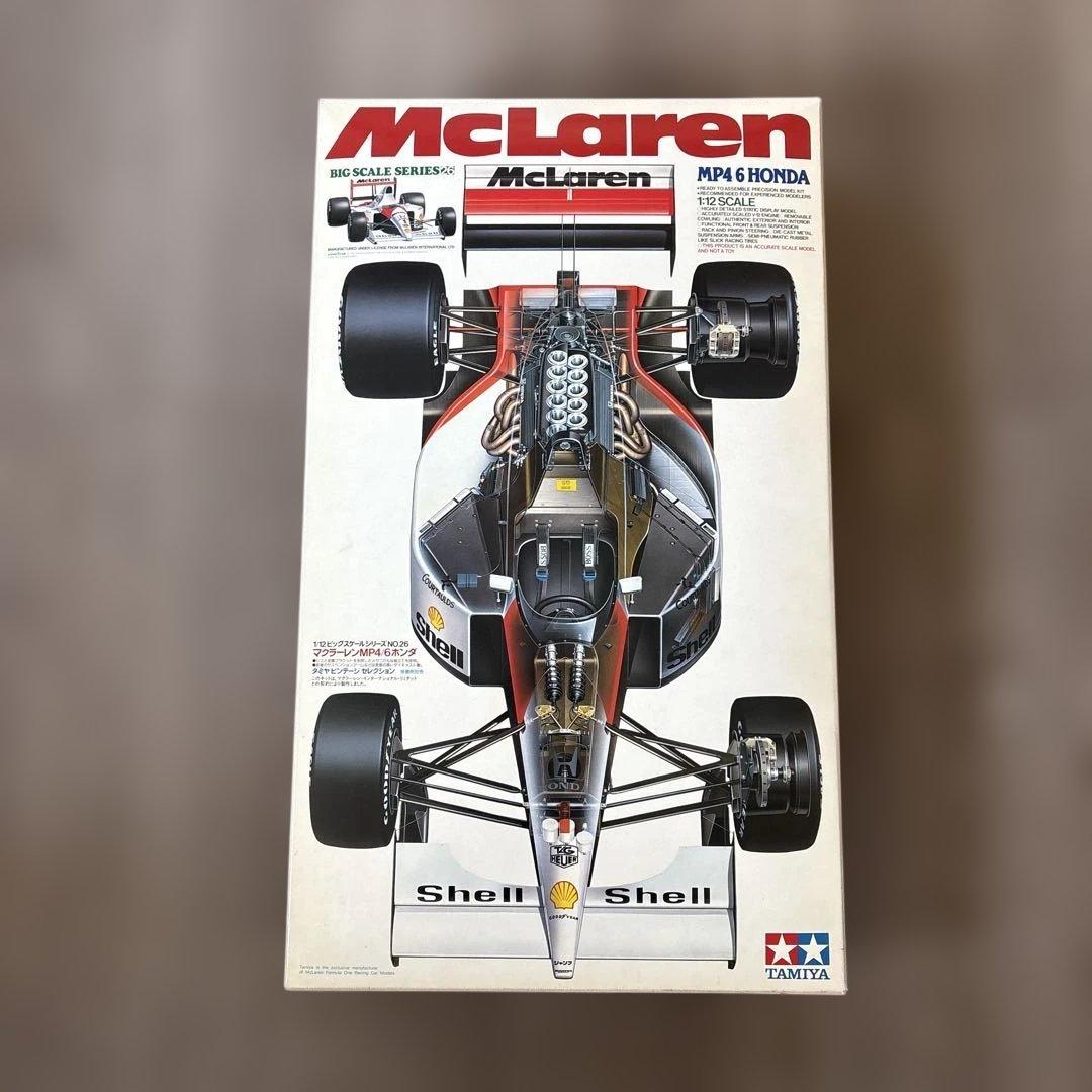 （1）初版？田宮　Tamiya McLaren MP4/6 Honda 1/12
