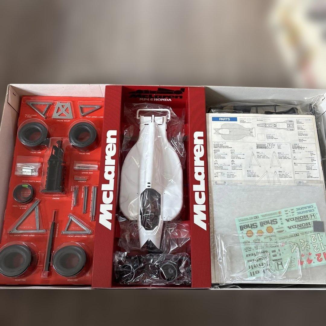 （1）初版？田宮　Tamiya McLaren MP4/6 Honda 1/12