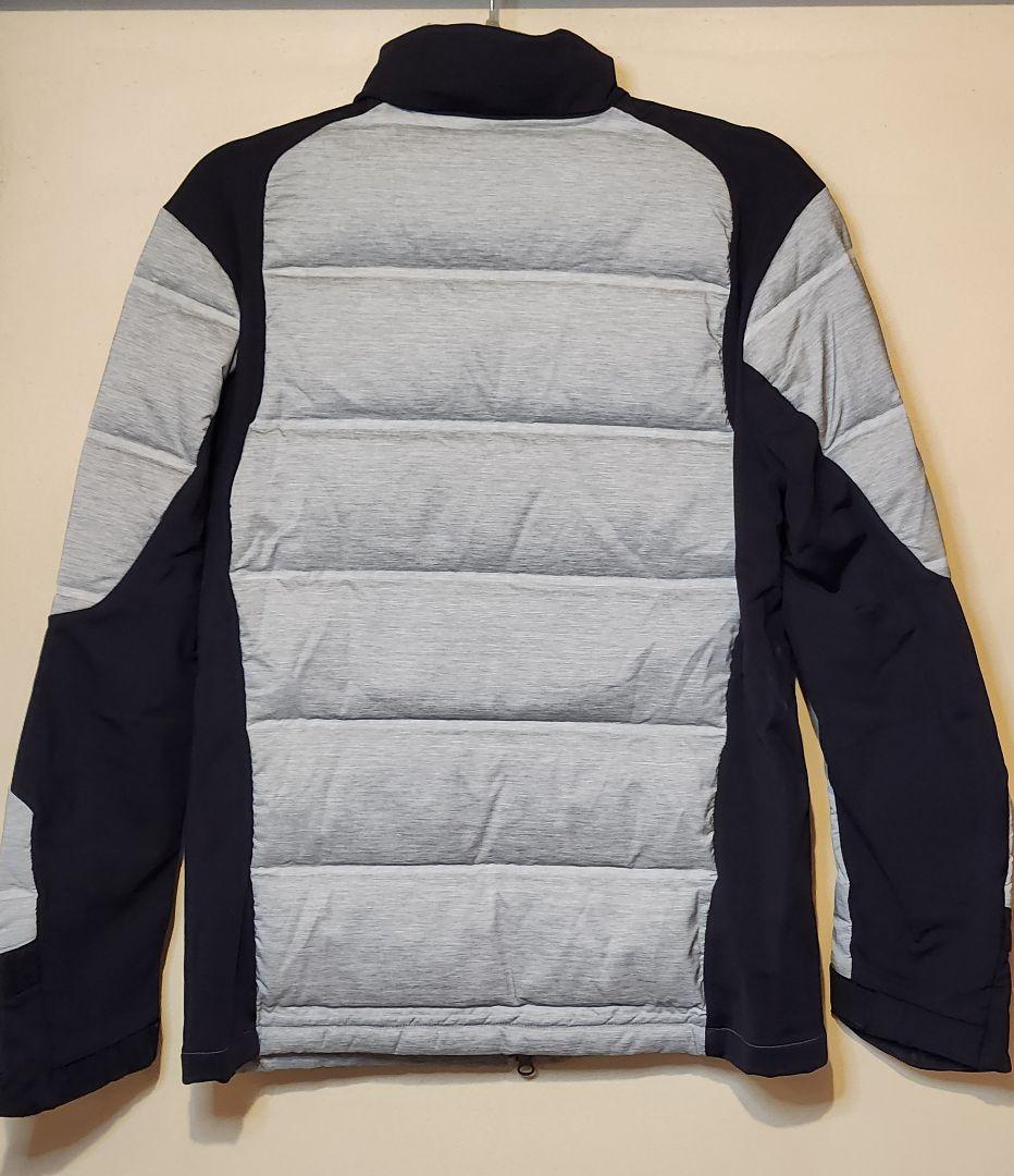 ★美品★DESCENTEゴルフ　メンズ　接結ボーダー ダウンジャケット　サイズM