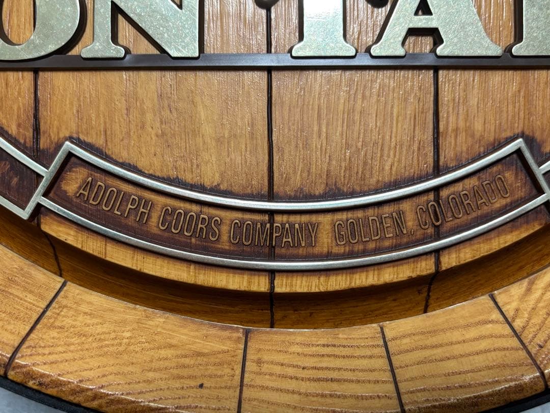 超美品 COORS クアーズ 壁掛け ビンテージ ビアサイン パブミラー レトロ