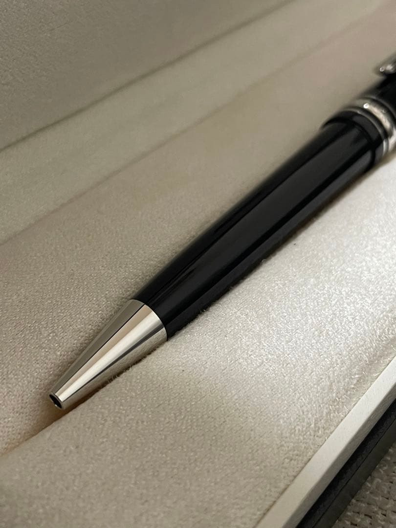 ◾️MONTBLANC モンブランミッドサイズ ボールペン ◾️プラチナ◾️化粧箱付