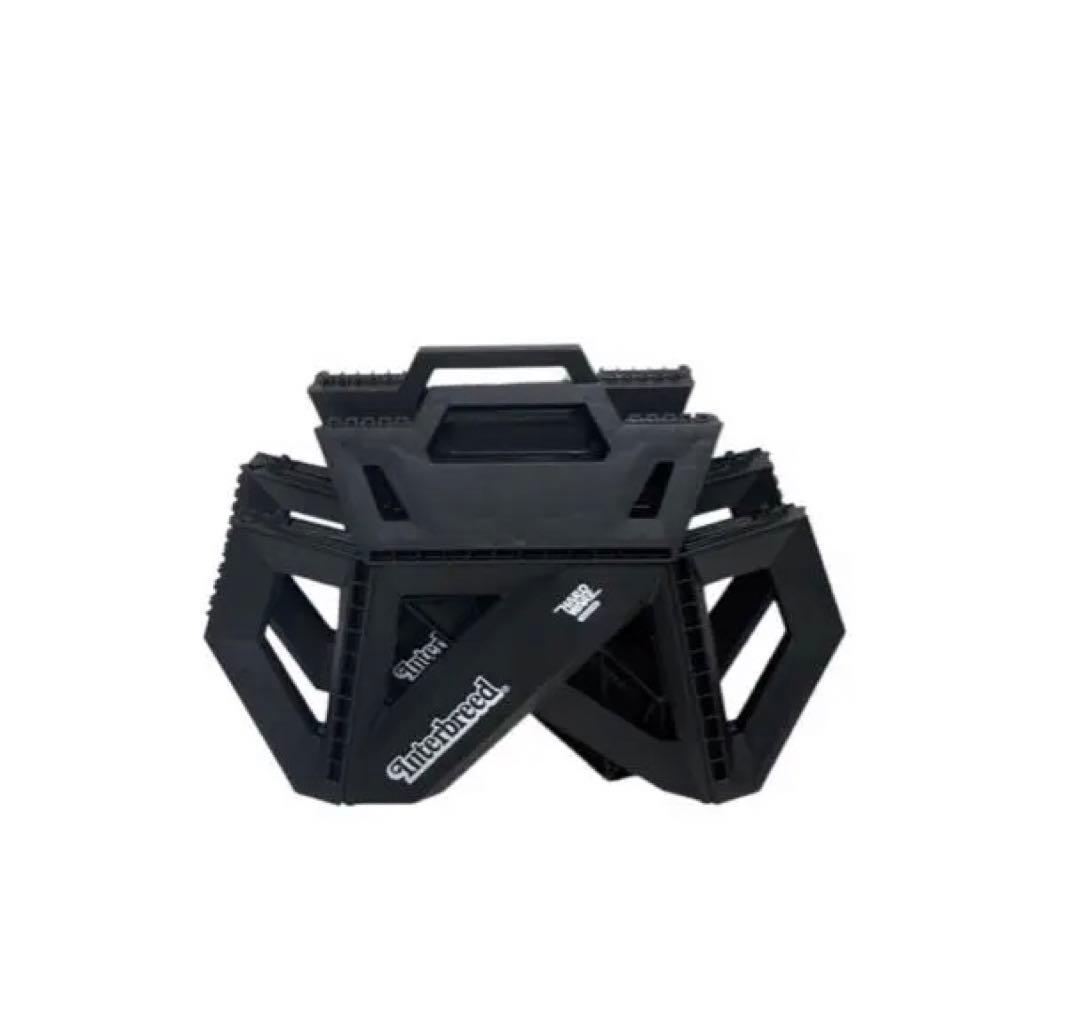 新品 INTERBREED LOGO STOOL スツール 折り畳みチェア イス