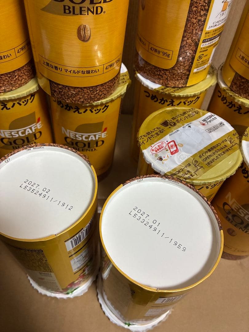 ネスカフェ ゴールドブレンド エコ＆システムパック 95g 12箱