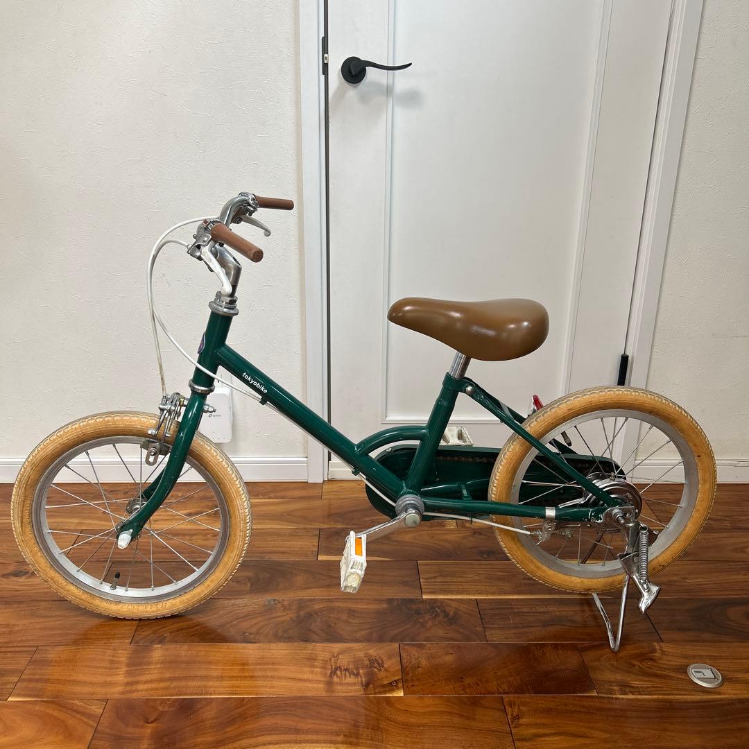 【堺市引取希望】トーキョーバイク　幼児用自転車 16インチ グリーン