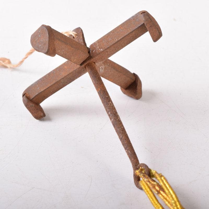 明珍火箸　五十二代　明珍宗理作　火箸風鈴　共箱　C　7509