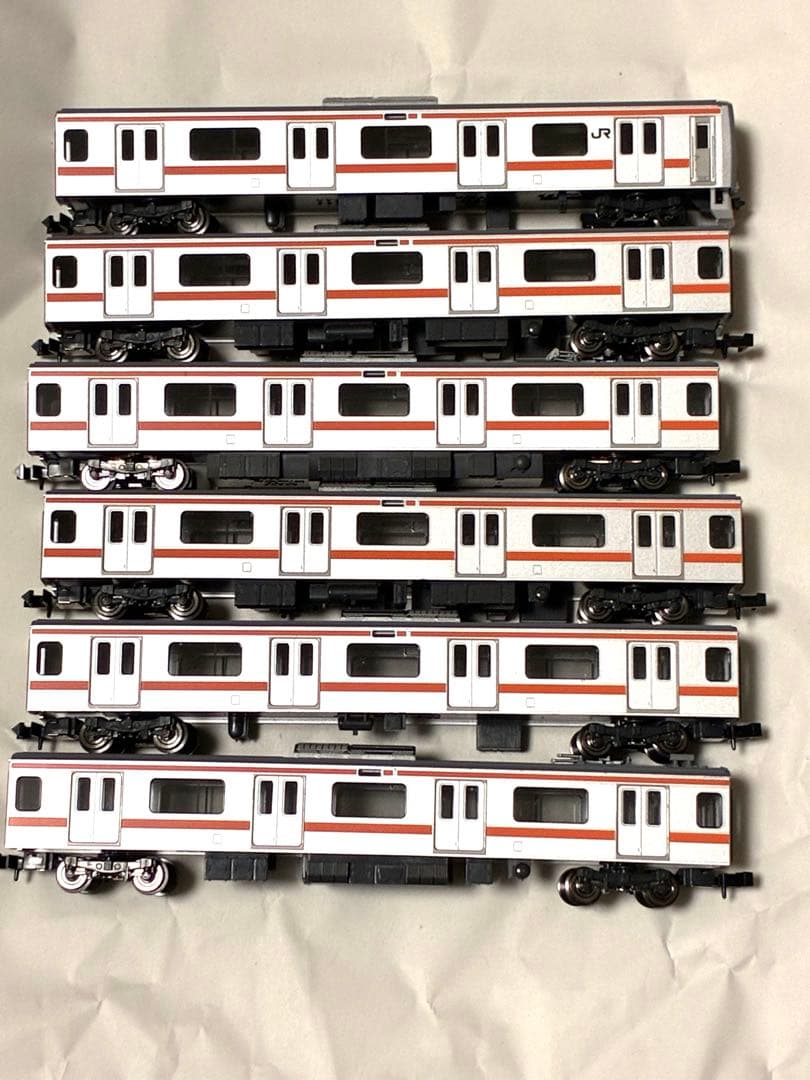 中央快速線209系1000番台6両　tomix ライト点灯動力動作確認済