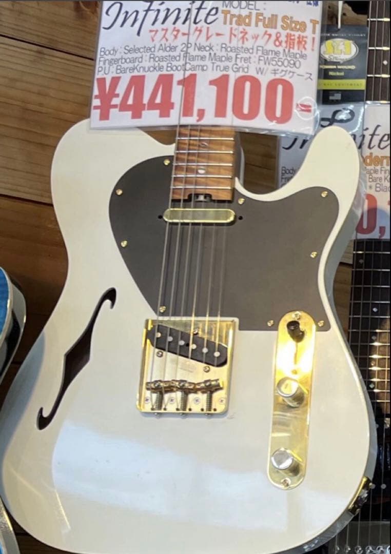 ギター Infinite Trad Fullsize T LightAged White