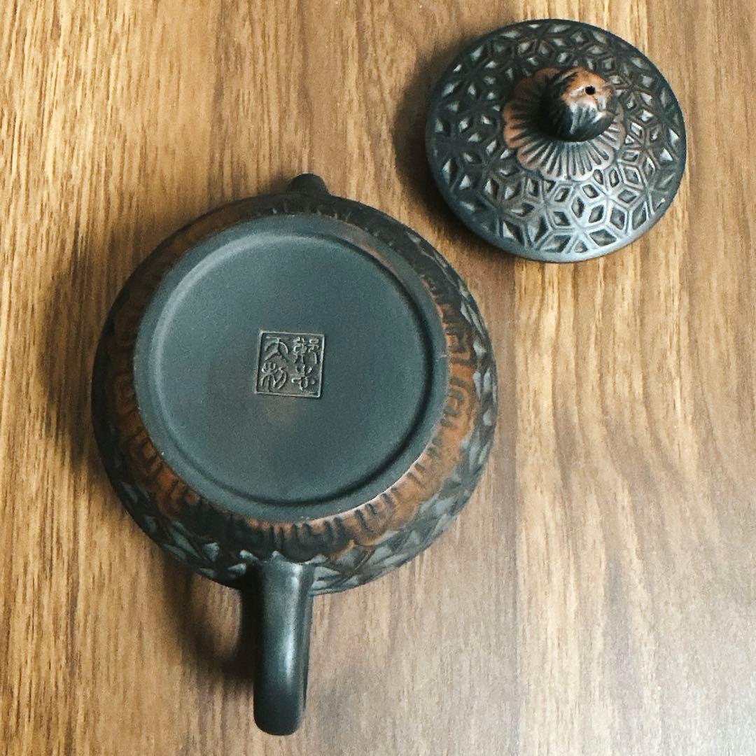 【茶道具】 満彫西施壺 1個