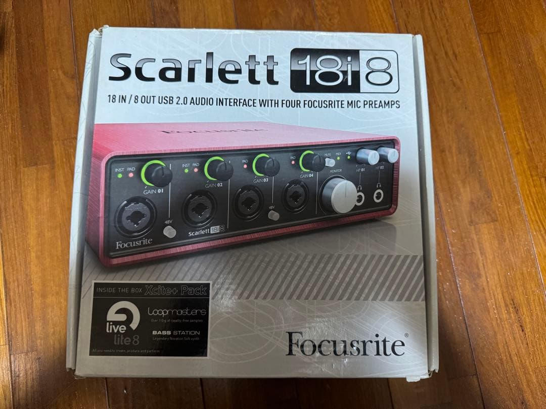 Focusrite Scarlett 18i8 オーディオインターフェイス