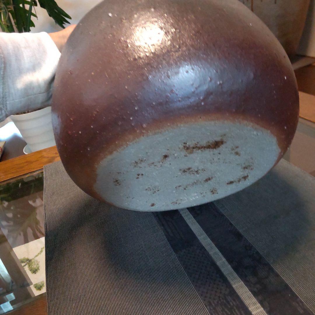 黒備前　蕪　54　備前焼