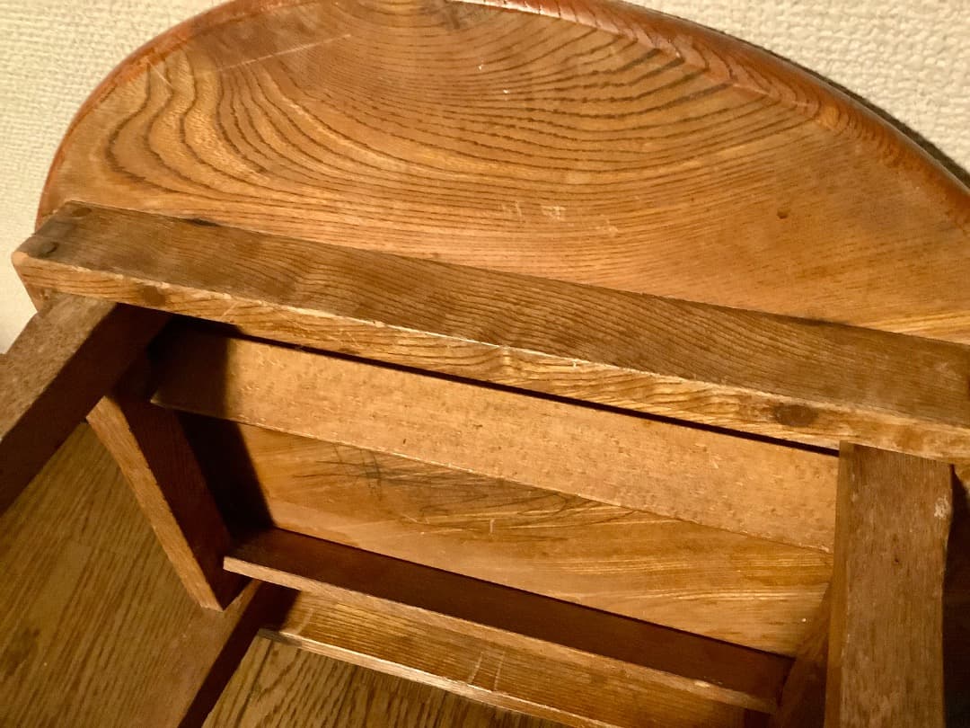 昭和レトロ　ちゃぶ台　 ミニサイズ　折り畳み式　コンパクト　アンティーク　古道具