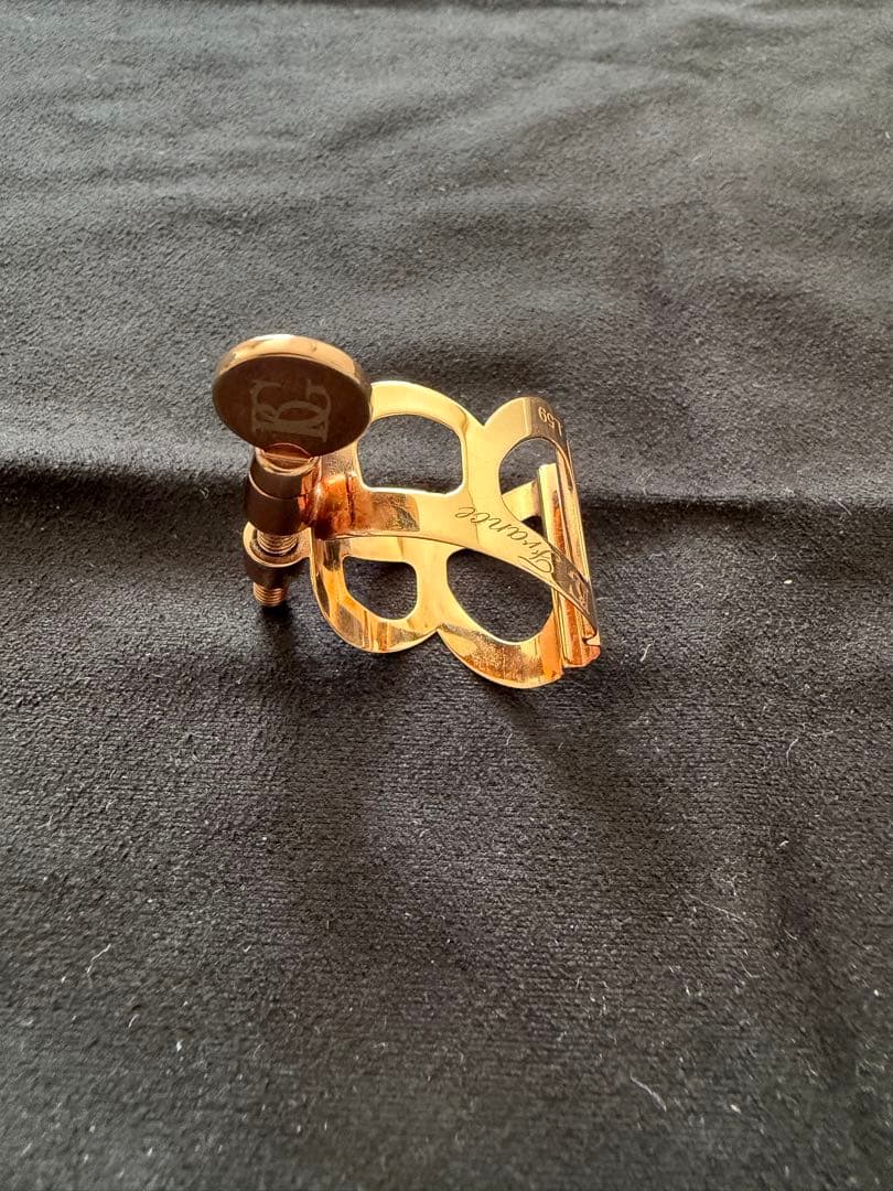 BG L59 ソプラノサックス　リガチャー　ローズゴールド