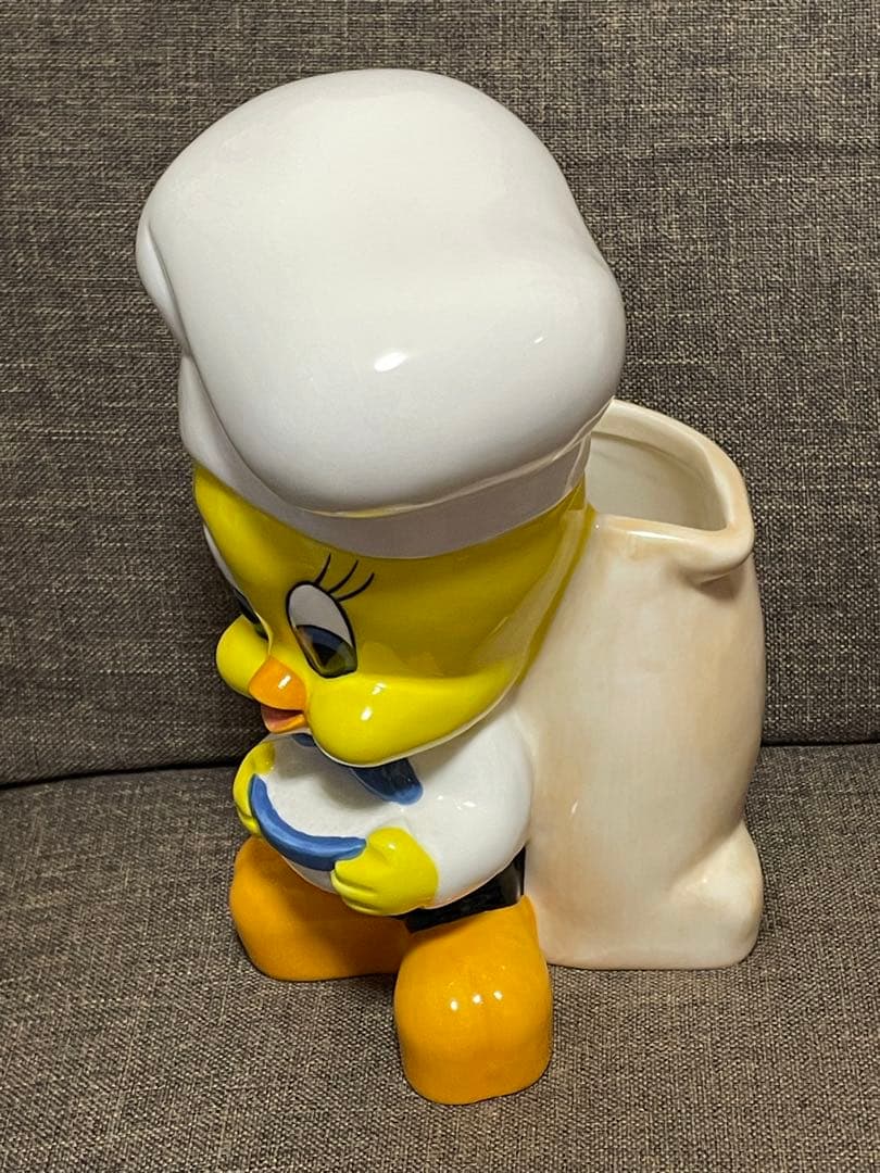 トゥイーティー　陶器　カトラリーケース、ペン立て