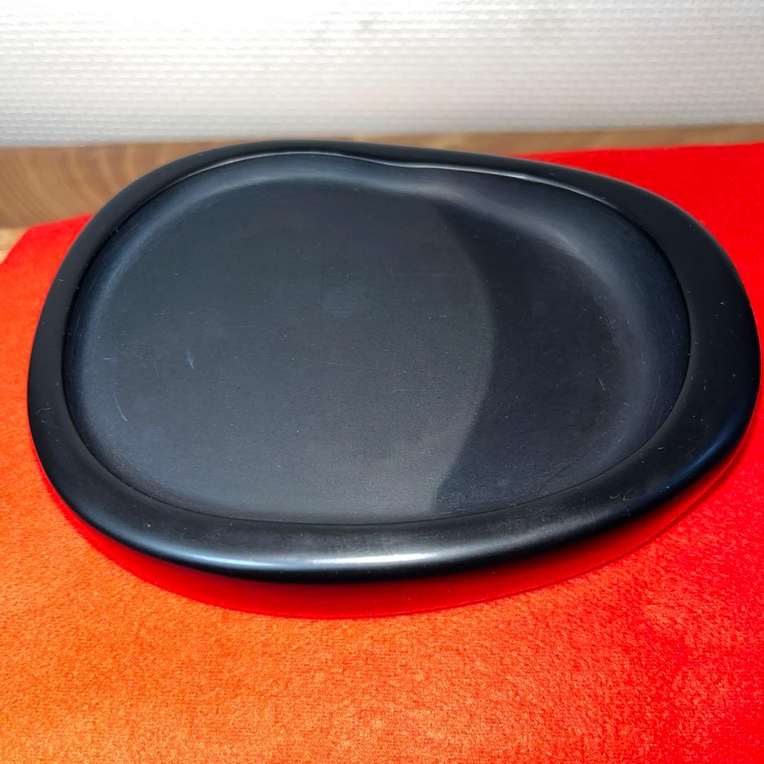 ⭕️希少　那智黒石　玉石　石のささやき　山口光峯　特殊研　皇室献納