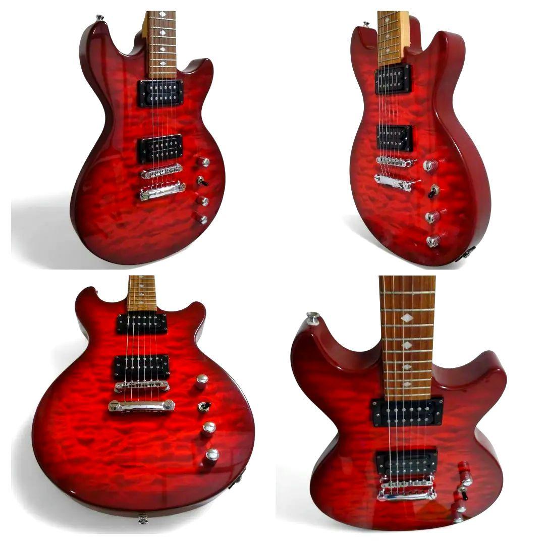 美品　BCリッチ　マリオン 350　エレキギター　STRB　キルトメイプル　赤