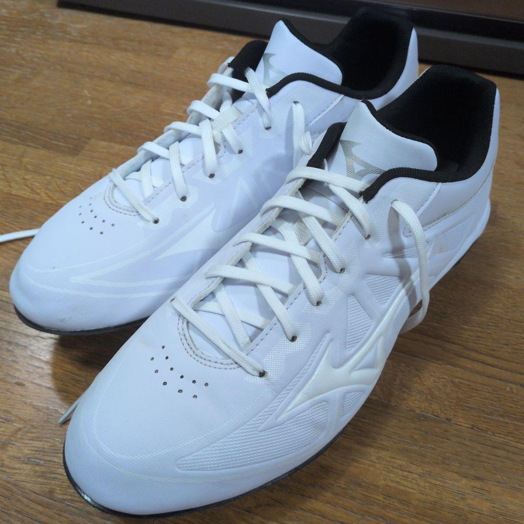 ホワイト 野球用スパイクシューズ