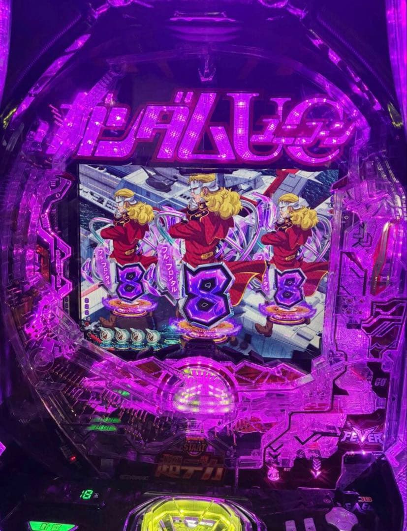 スマパチ パチンコ実機★eF機動戦士ガンダムユニコーン 再来