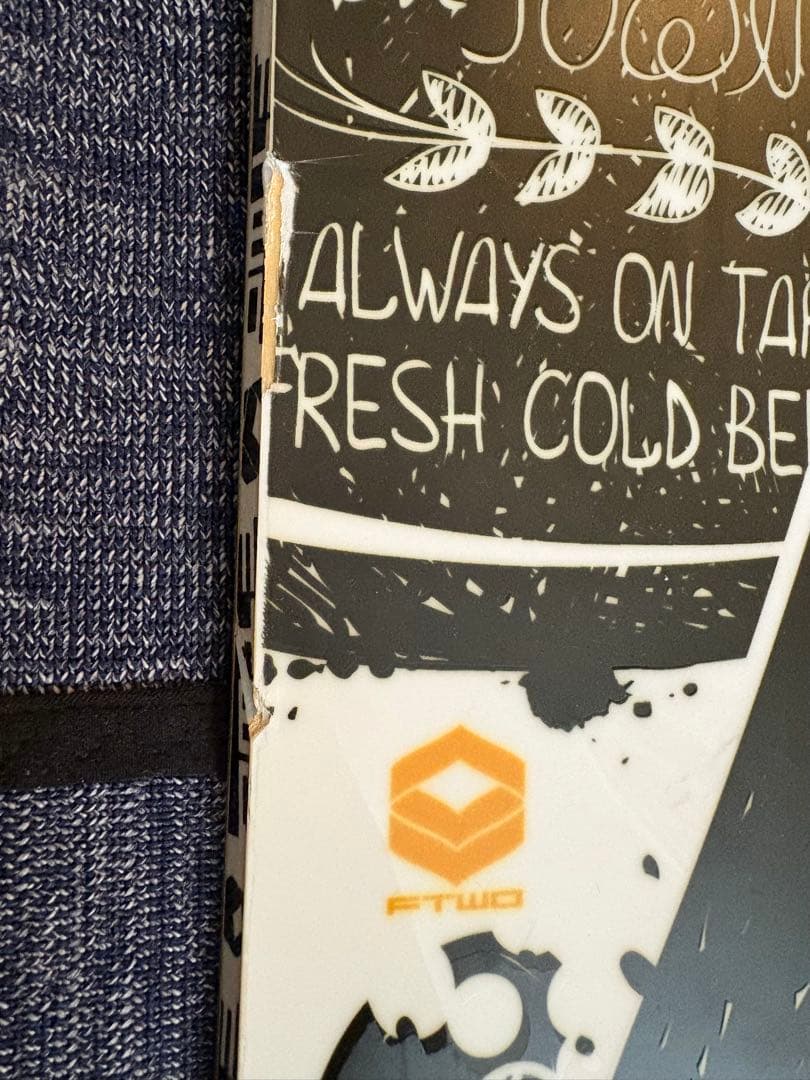 スノーボード　FTWO TNT 151 ダブルキャンバー　ソールカバー付き　板