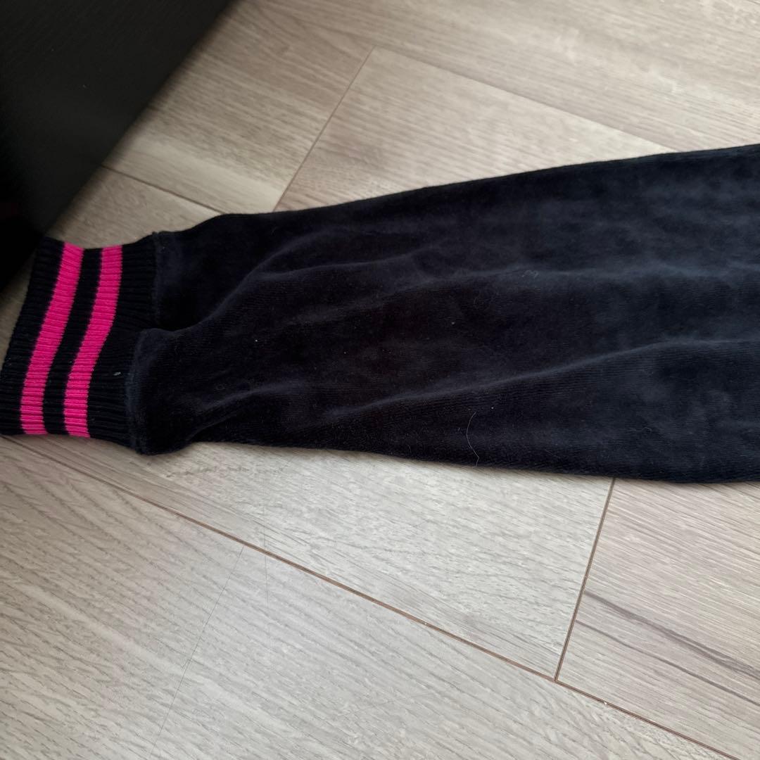 新品24karats ブラックピンク　ベロアジャージ　バックタグ付き　sサイズ